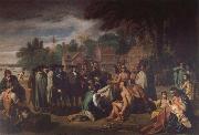 Benjamin West William Penns Friedensvertrag mit den Indianern France oil painting artist